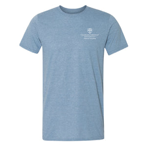 Counseling Is For All Tee, Heather Indigo