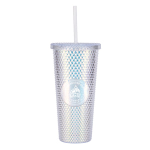 Galway Travel Tumbler, Clear Iridescent